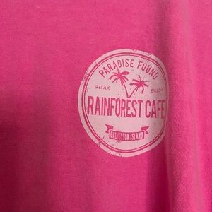 Rainforest Cafe Pink Graphic Tee